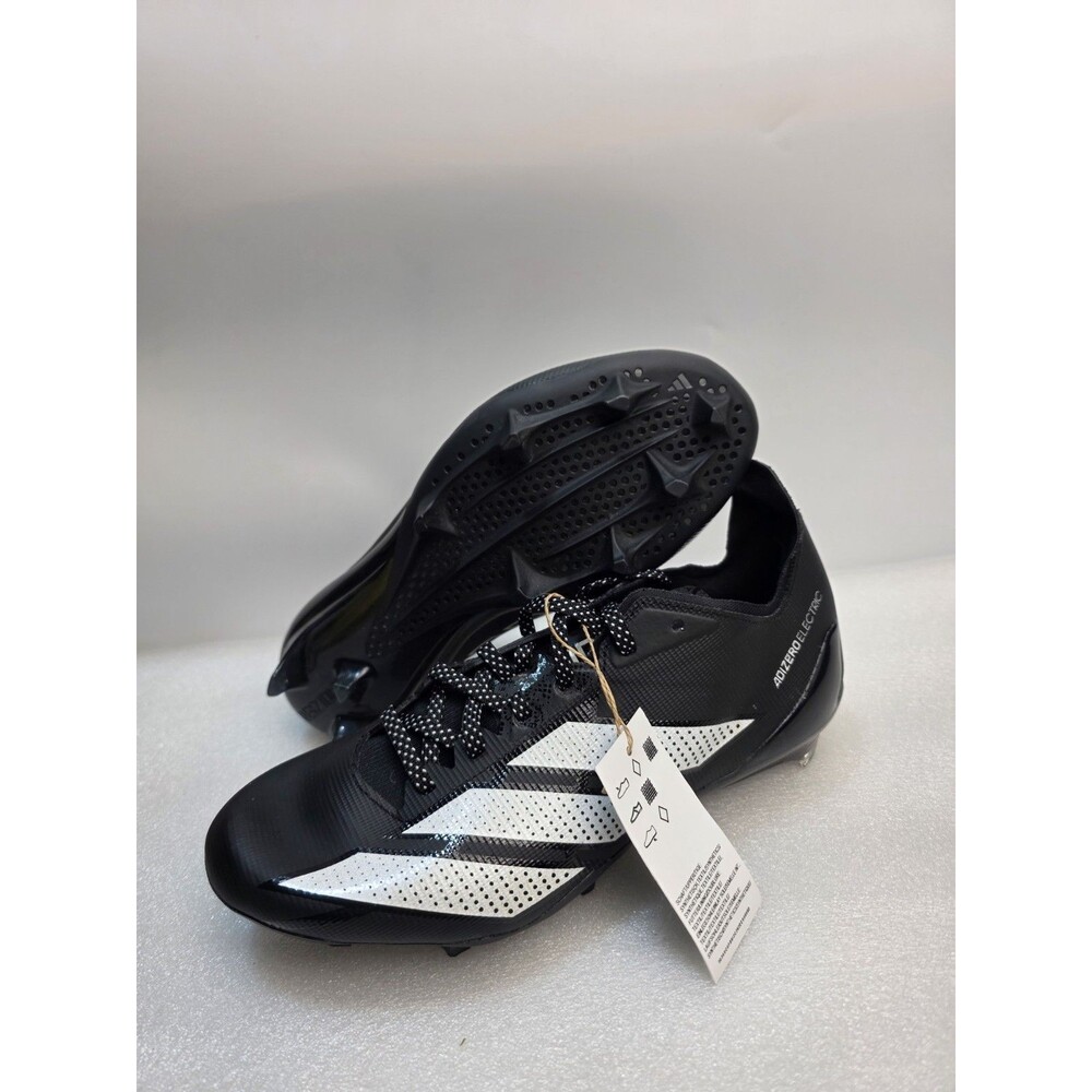 Size 8.5 adidas Adizero Electric II Core Black Men's IH5981 Football Lacrosse